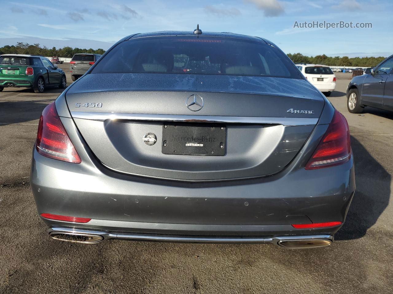 2019 Mercedes-benz S 450 4matic Silver vin: WDDUG6EB3KA441036