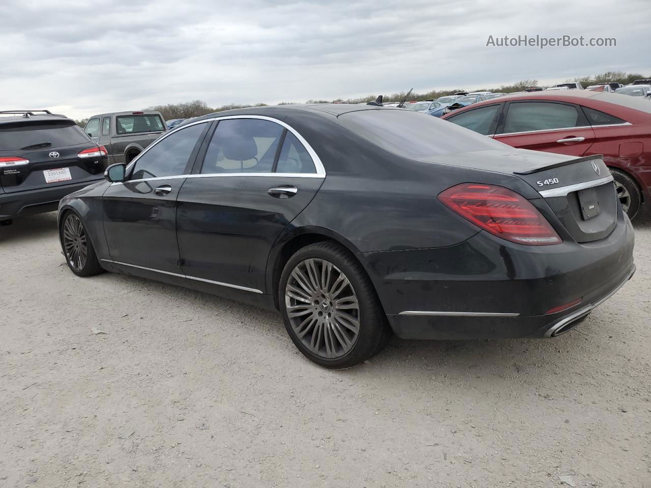 2019 Mercedes-benz S 450 4matic Черный vin: WDDUG6EB5KA463412