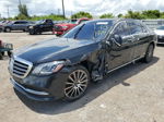 2019 Mercedes-benz S 450 4matic Black vin: WDDUG6EB8KA459905