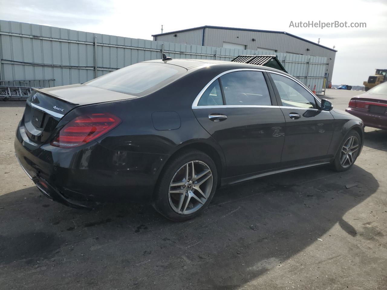 2019 Mercedes-benz S 450 4matic Black vin: WDDUG6EB9KA440392