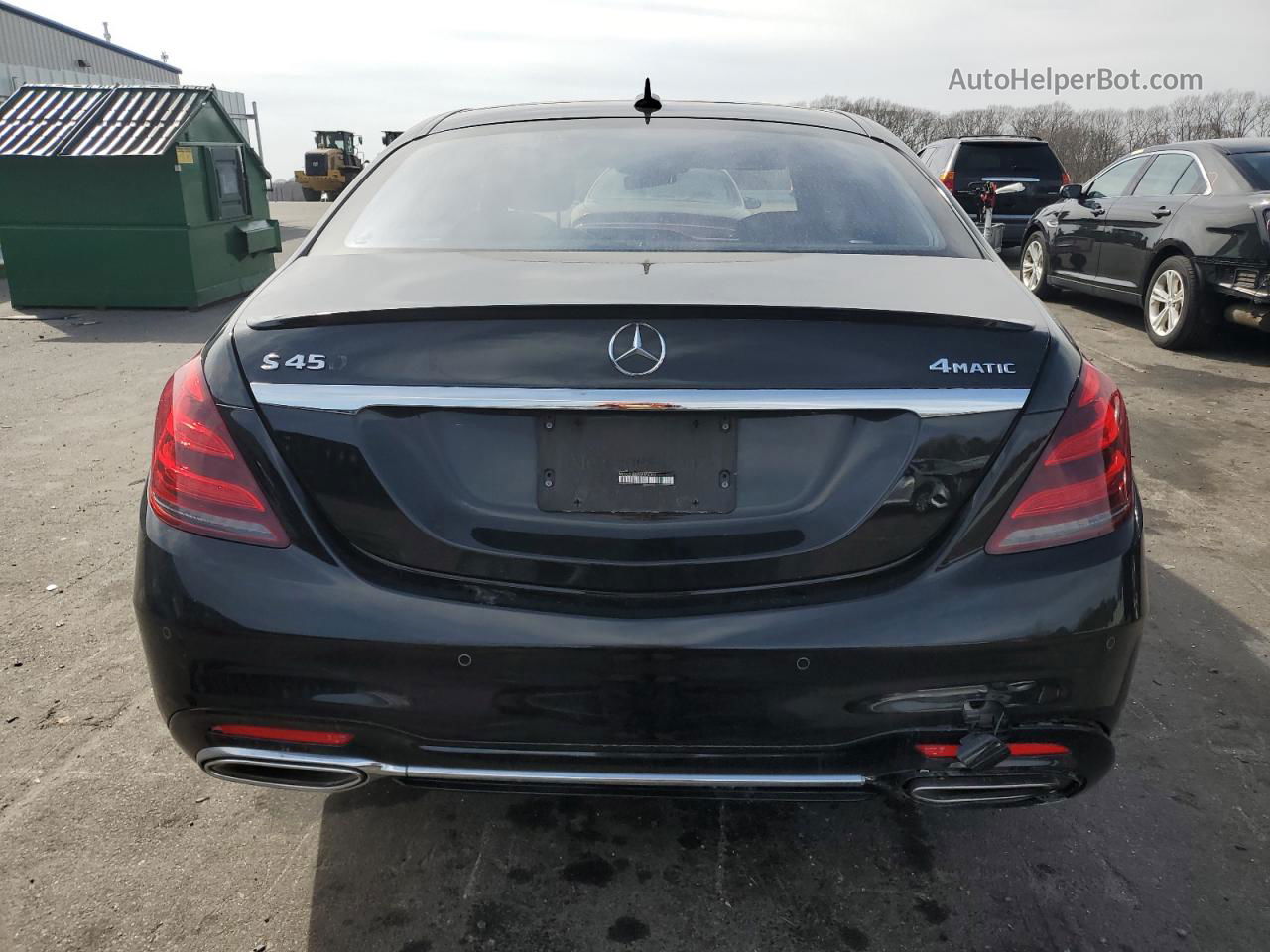 2019 Mercedes-benz S 450 4matic Черный vin: WDDUG6EB9KA440392