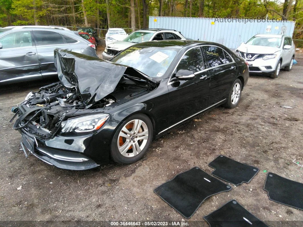 2019 Mercedes-benz S-class S 450 Black vin: WDDUG6EB9KA466443