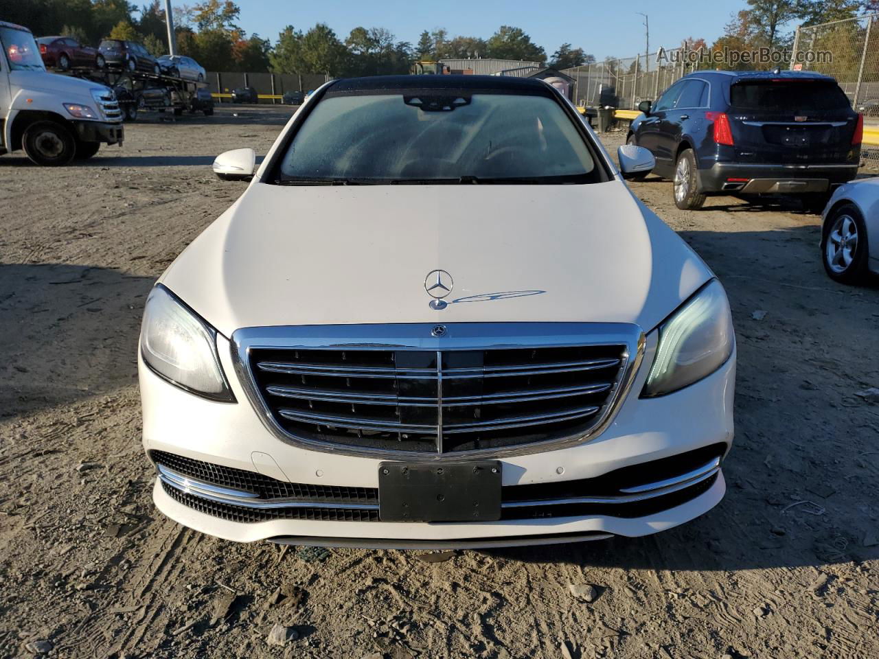 2019 Mercedes-benz S 450 4matic White vin: WDDUG6EBXKA459632