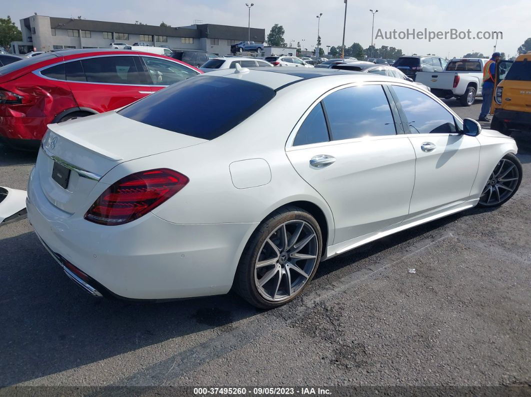 2019 Mercedes-benz S 450 White vin: WDDUG6GB2KA455250