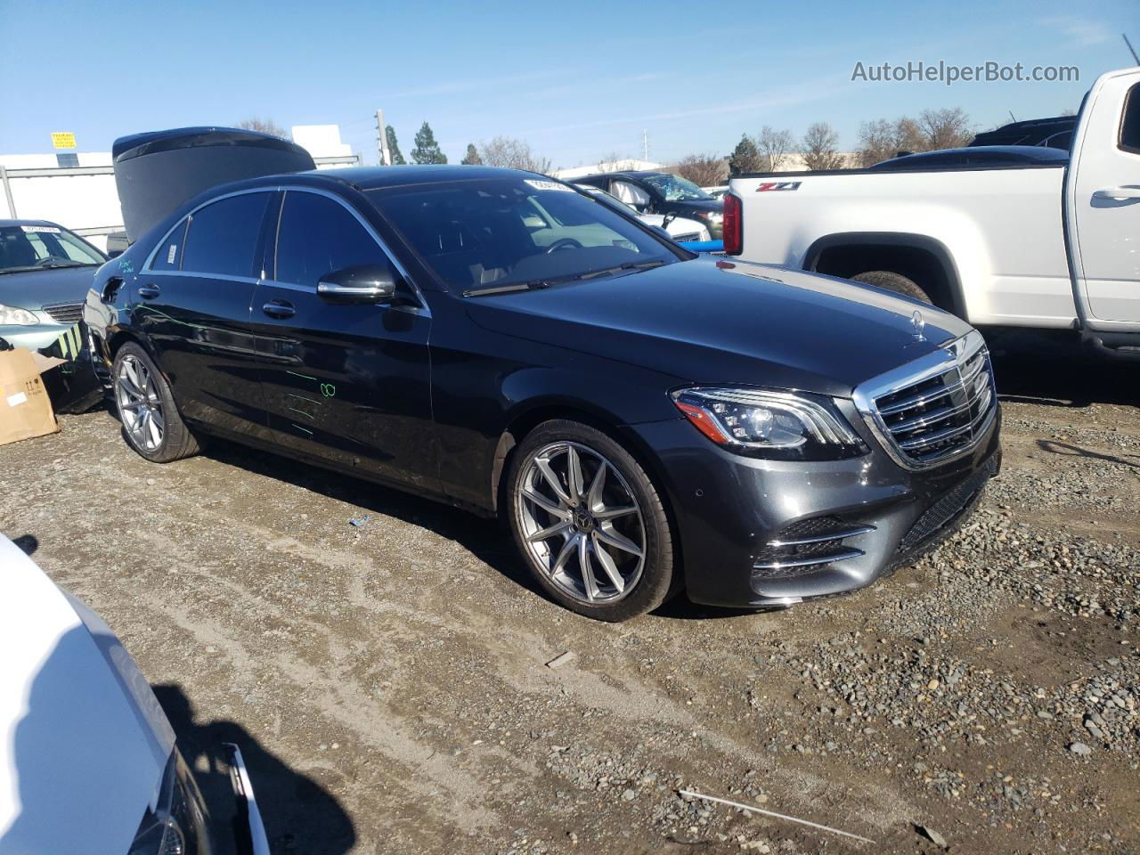 2019 Mercedes-benz S 450 Черный vin: WDDUG6GB2KA455264