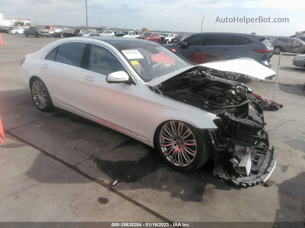 2019 Mercedes-benz S-class S 450 White vin: WDDUG6GB3KA457489