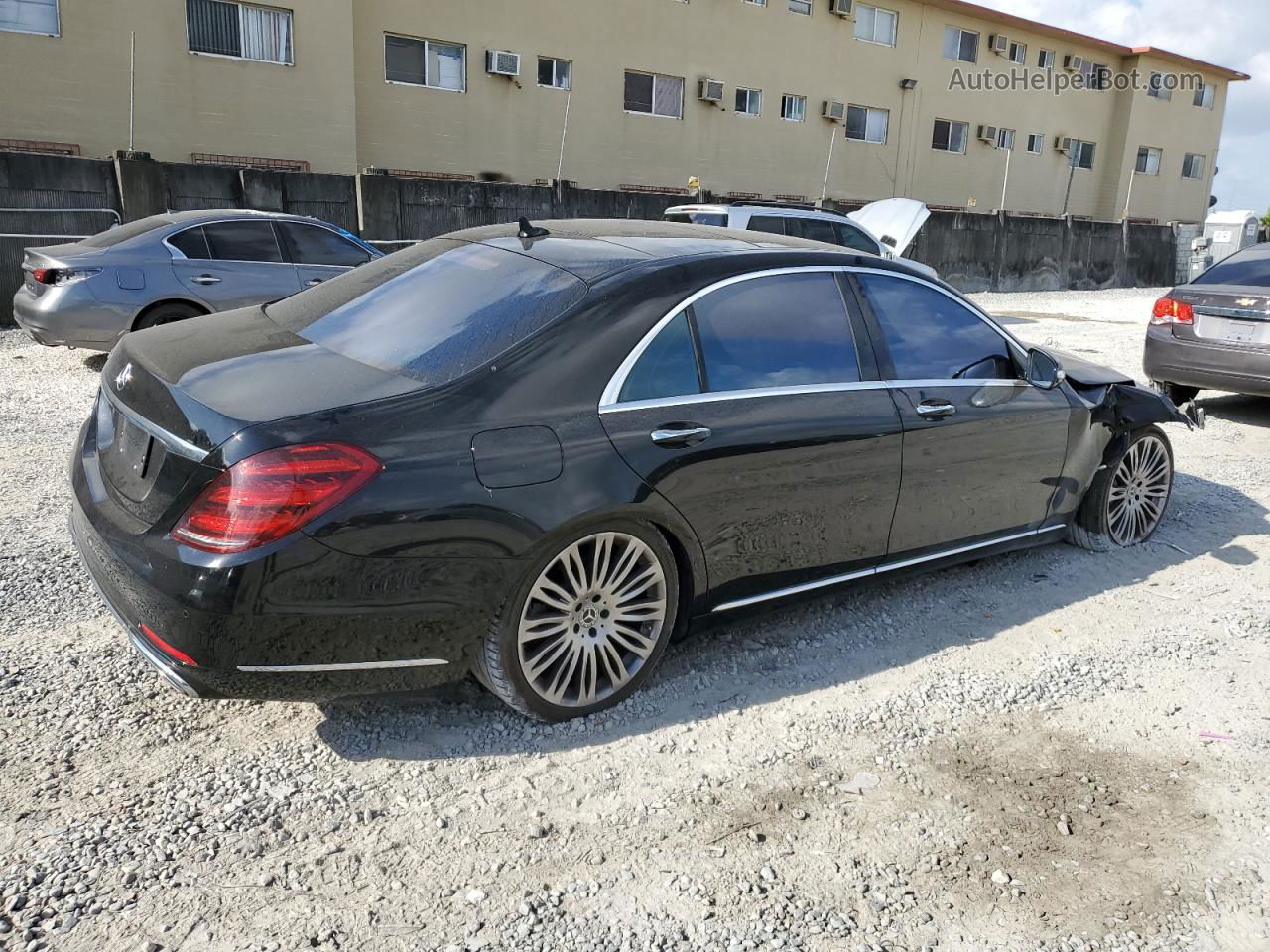 2019 Mercedes-benz S 450 Black vin: WDDUG6GB3KA476866