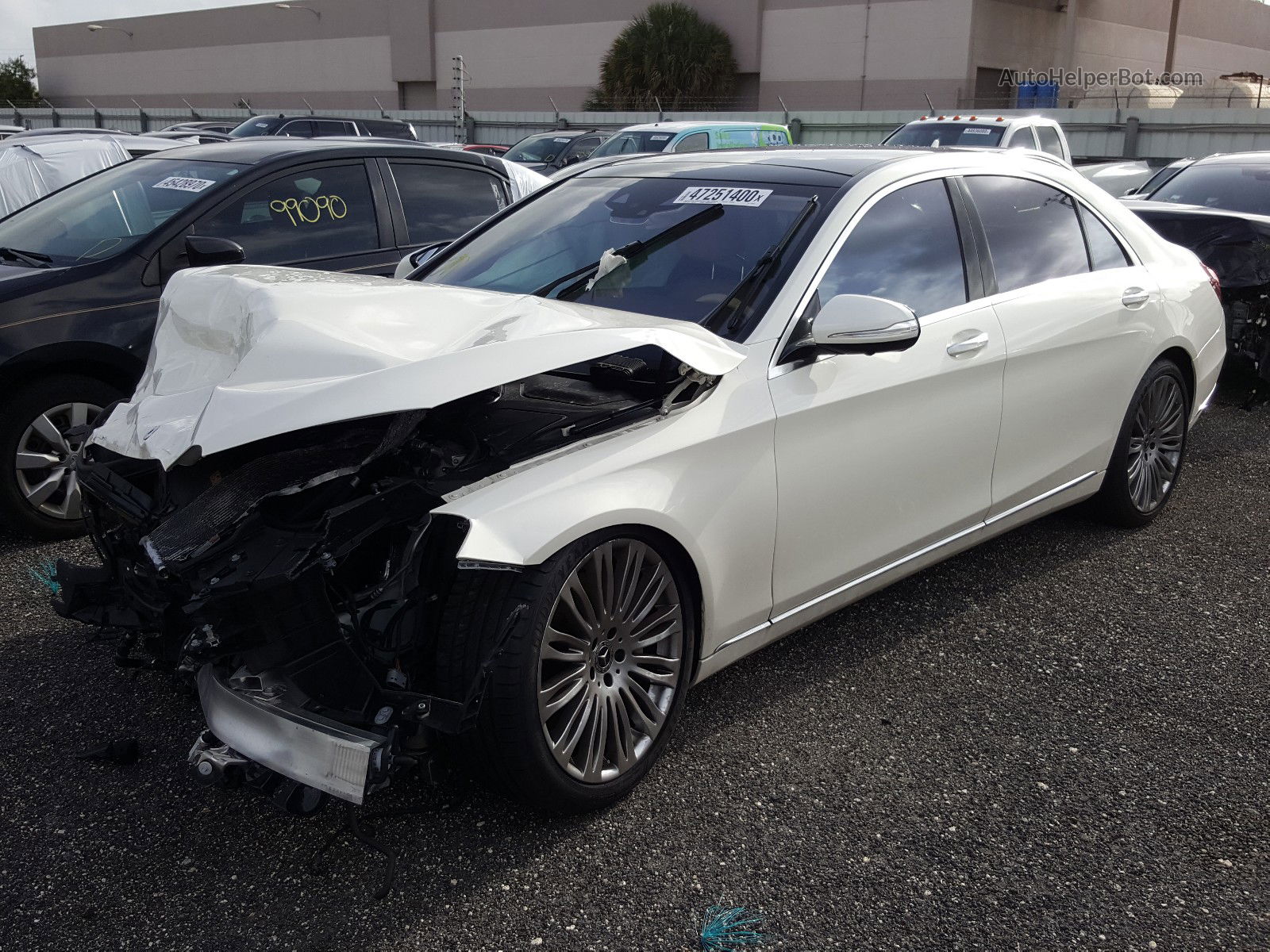 2019 Mercedes-benz S 450 White vin: WDDUG6GB7KA430392