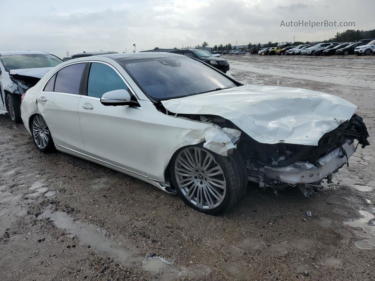 2019 Mercedes-benz S 450 White vin: WDDUG6GB7KA430392