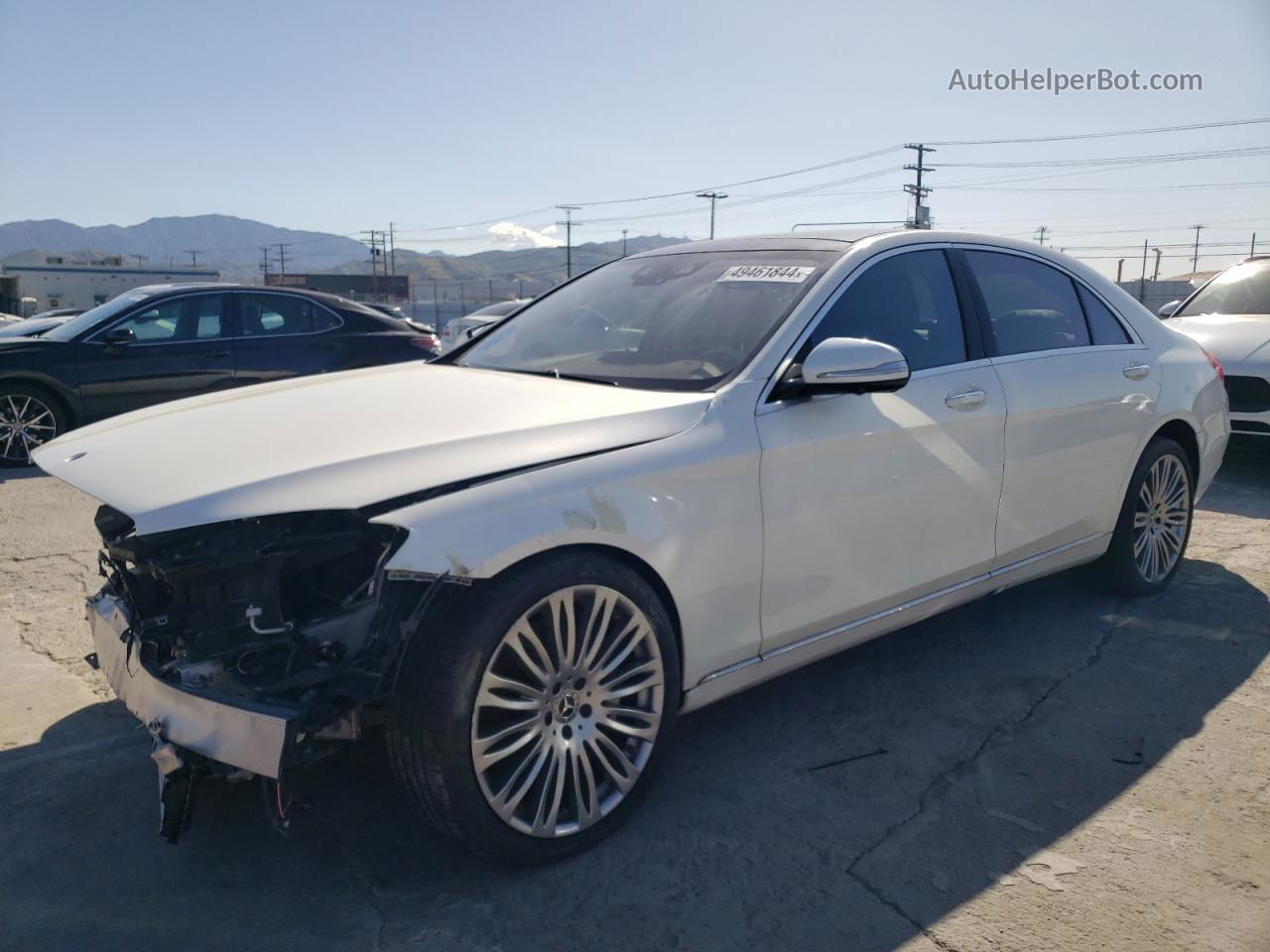 2019 Mercedes-benz S 450 White vin: WDDUG6GB7KA430392