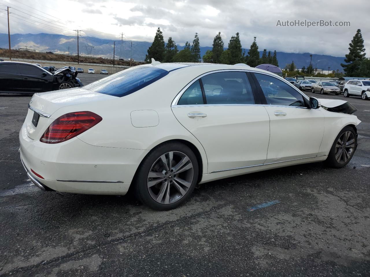 2019 Mercedes-benz S 450 Белый vin: WDDUG6GB9KA478010