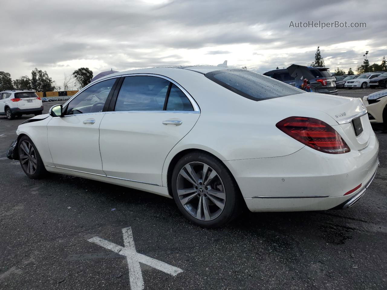 2019 Mercedes-benz S 450 White vin: WDDUG6GB9KA478010