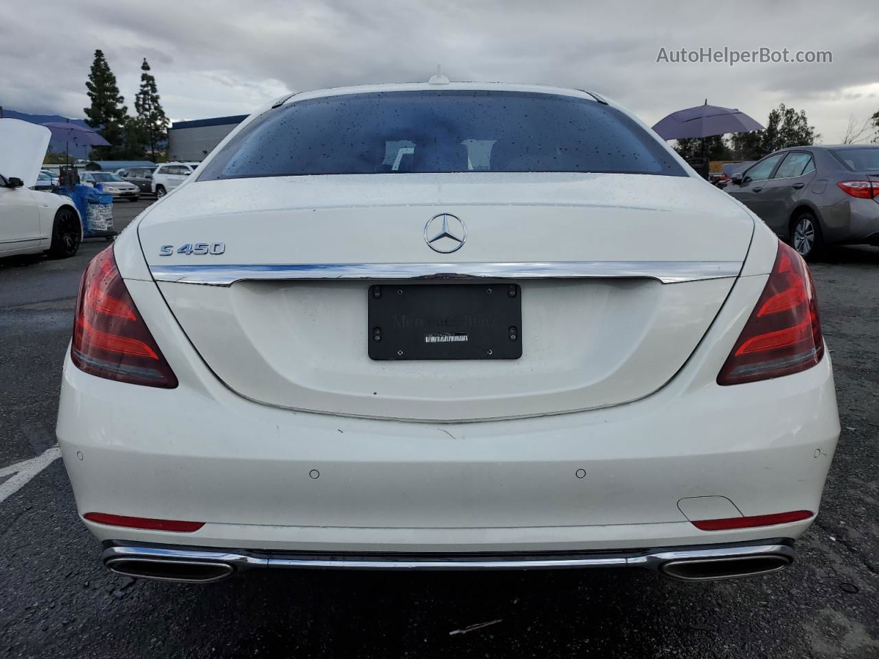 2019 Mercedes-benz S 450 White vin: WDDUG6GB9KA478010