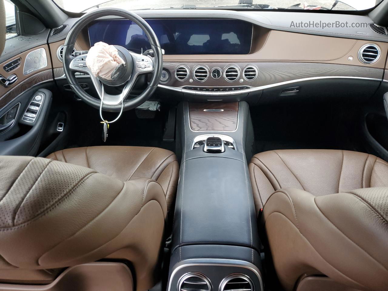 2019 Mercedes-benz S 450 Белый vin: WDDUG6GB9KA478010