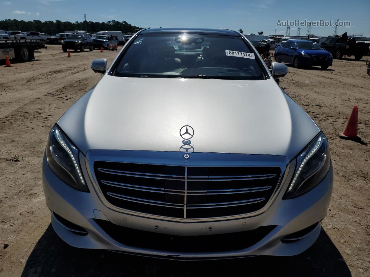 2015 Mercedes-benz S S600 Silver vin: WDDUG7GB1FA094119