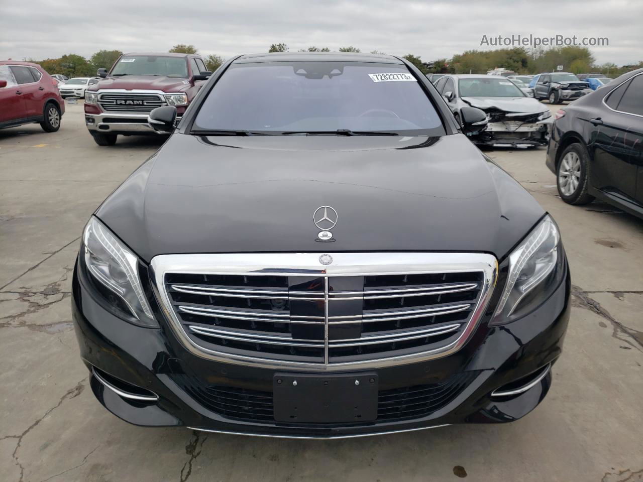 2015 Mercedes-benz S S600 Black vin: WDDUG7GB6FA095153