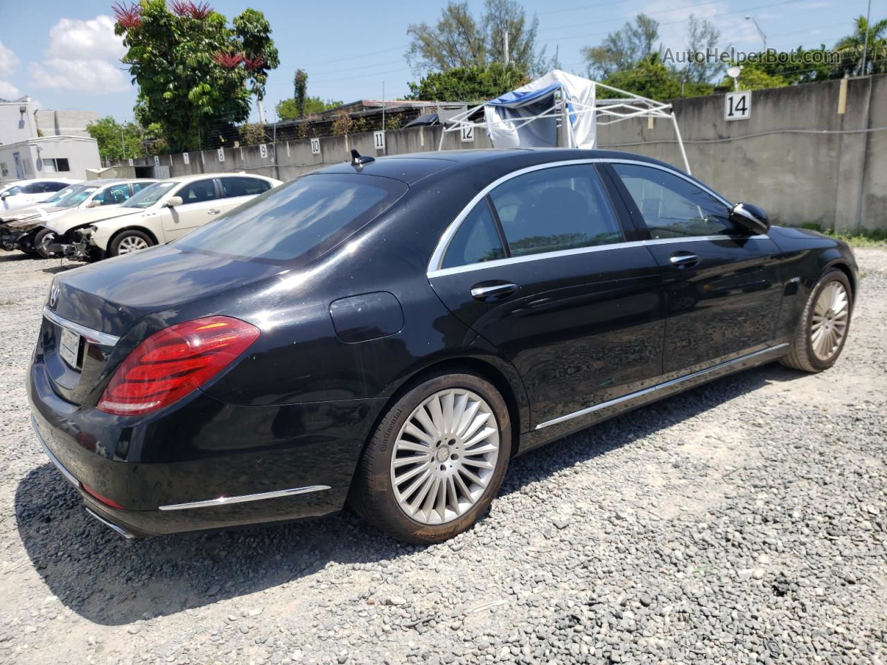 2015 Mercedes-benz S S600 Black vin: WDDUG7GB8FA085255