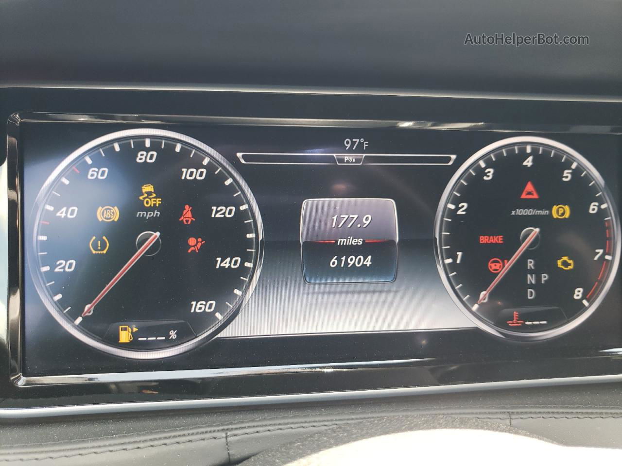 2015 Mercedes-benz S S600 Черный vin: WDDUG7GB8FA085255