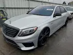 2015 Mercedes-benz S 63 Amg Silver vin: WDDUG7JB2FA074387