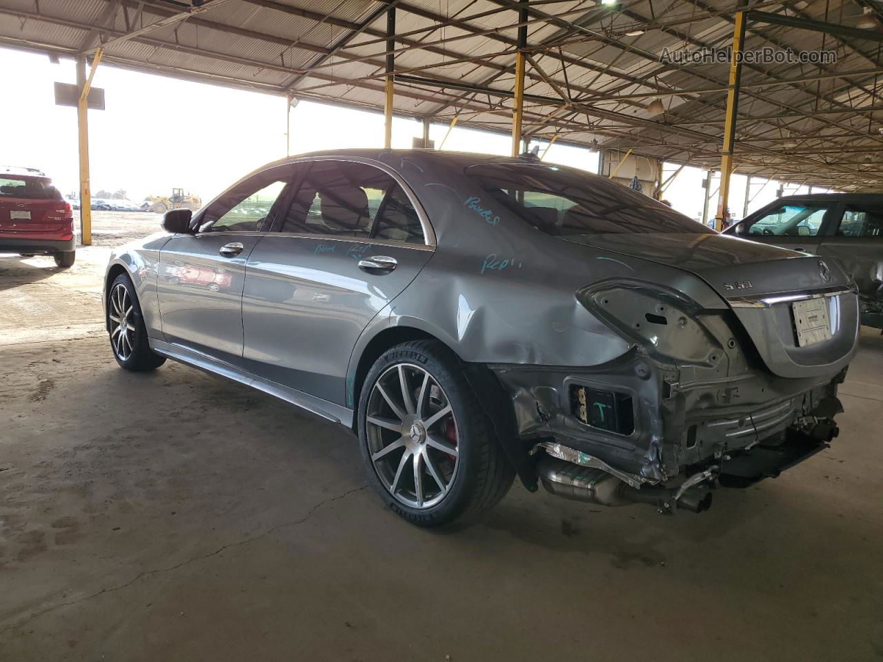 2015 Mercedes-benz S 63 Amg Gray vin: WDDUG7JB3FA123953