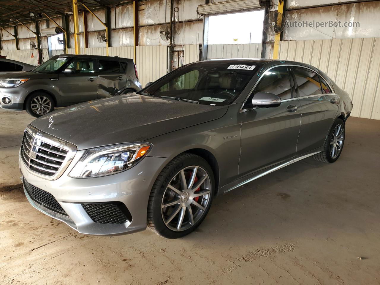 2015 Mercedes-benz S 63 Amg Gray vin: WDDUG7JB3FA123953