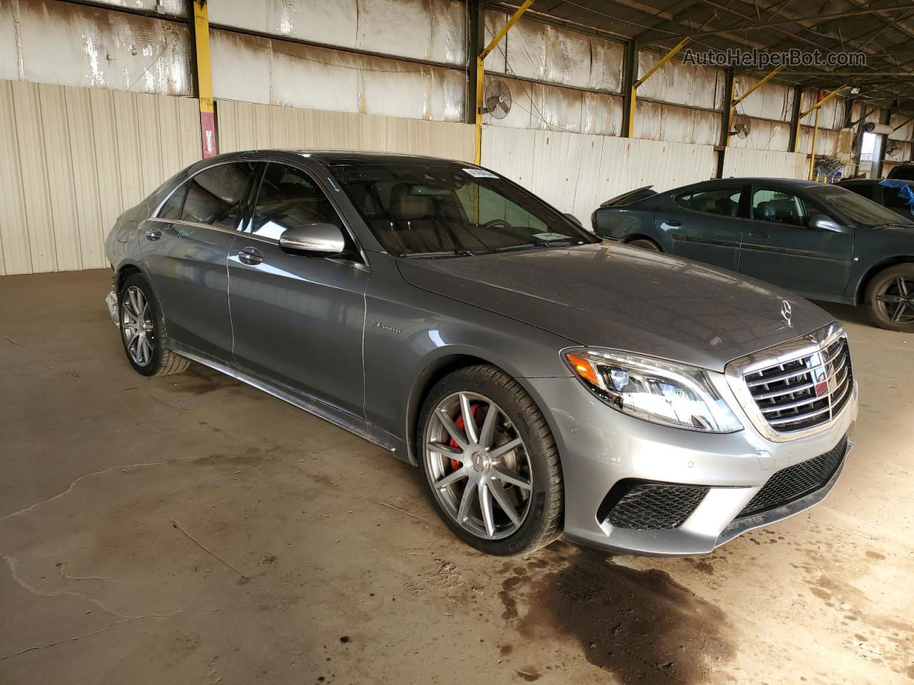 2015 Mercedes-benz S 63 Amg Gray vin: WDDUG7JB3FA123953