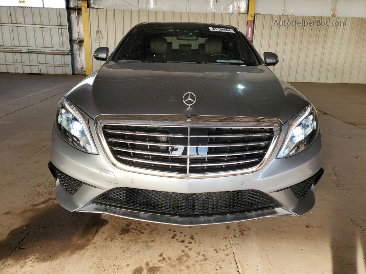 2015 Mercedes-benz S 63 Amg Gray vin: WDDUG7JB3FA123953