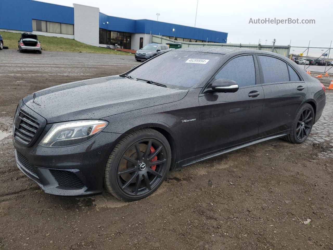 2015 Mercedes-benz S 63 Amg Черный vin: WDDUG7JB3FA129350