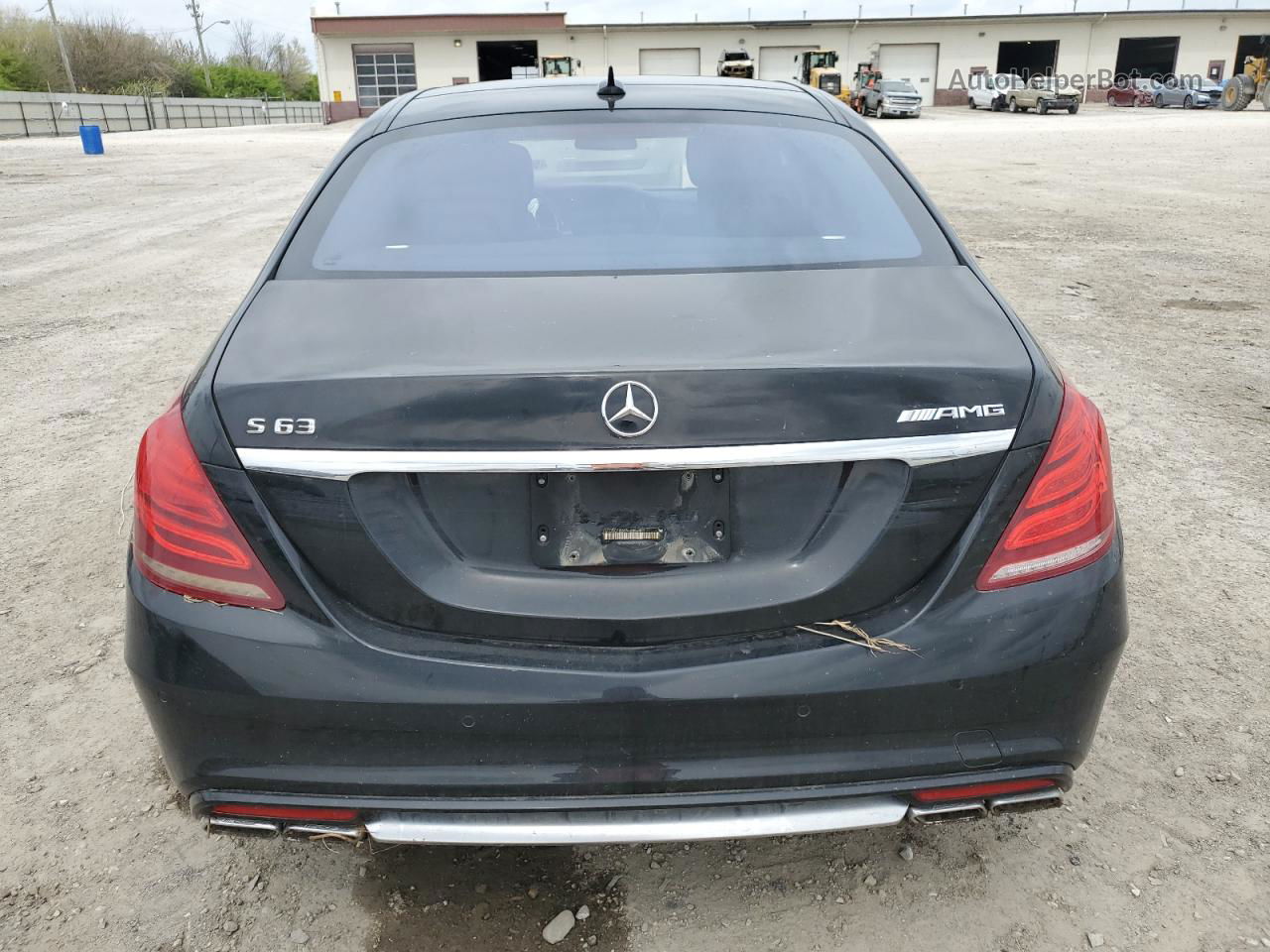 2015 Mercedes-benz S 63 Amg Черный vin: WDDUG7JB5FA166500