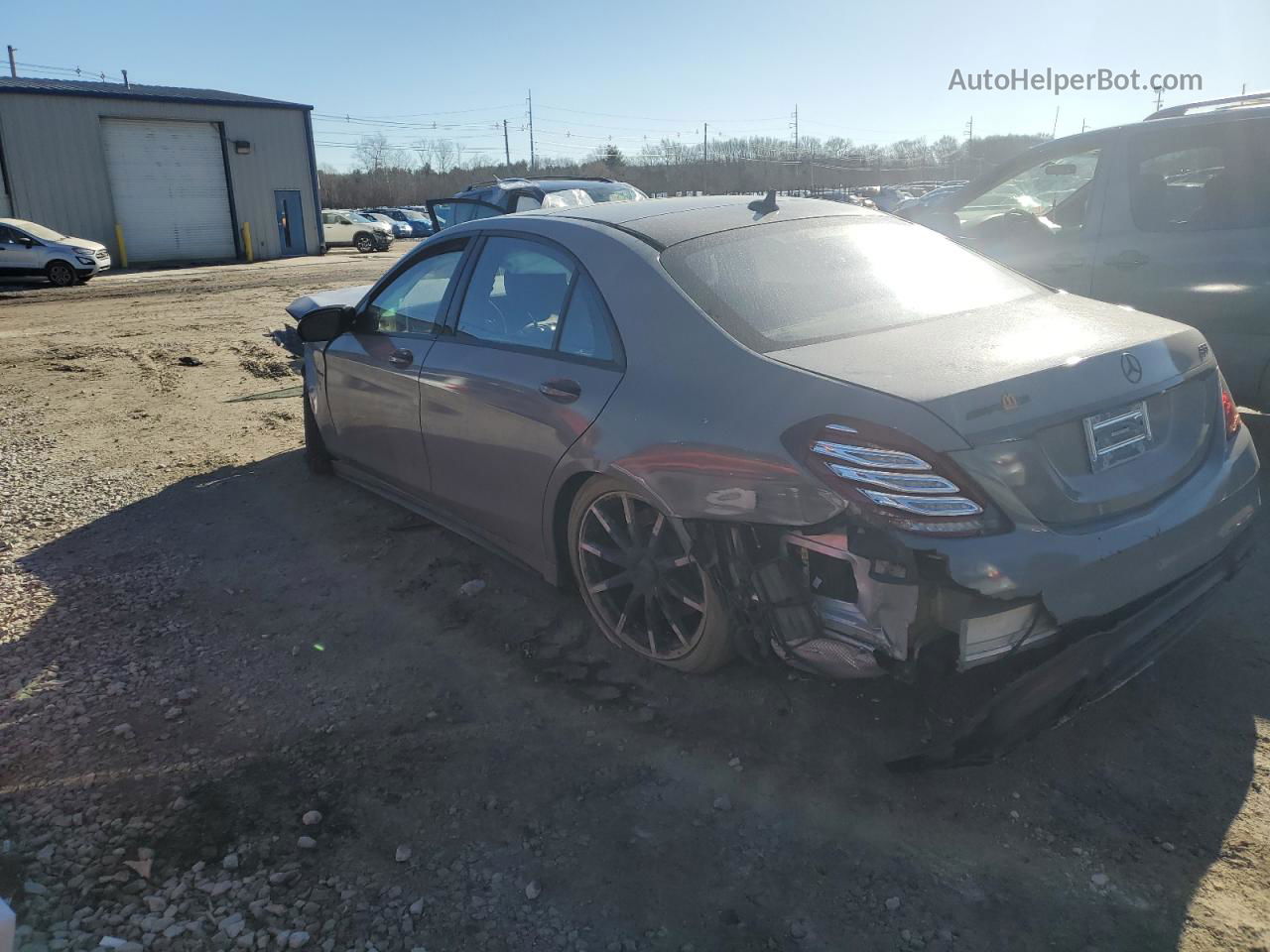 2015 Mercedes-benz S 63 Amg Серый vin: WDDUG7JB6FA141296