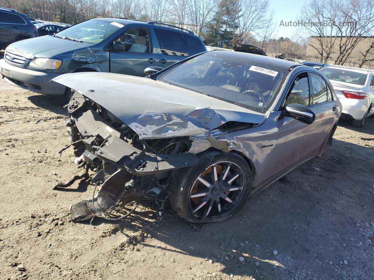 2015 Mercedes-benz S 63 Amg Gray vin: WDDUG7JB6FA141296