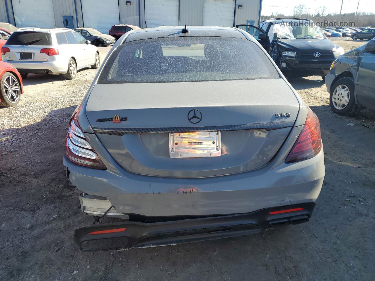 2015 Mercedes-benz S 63 Amg Gray vin: WDDUG7JB6FA141296