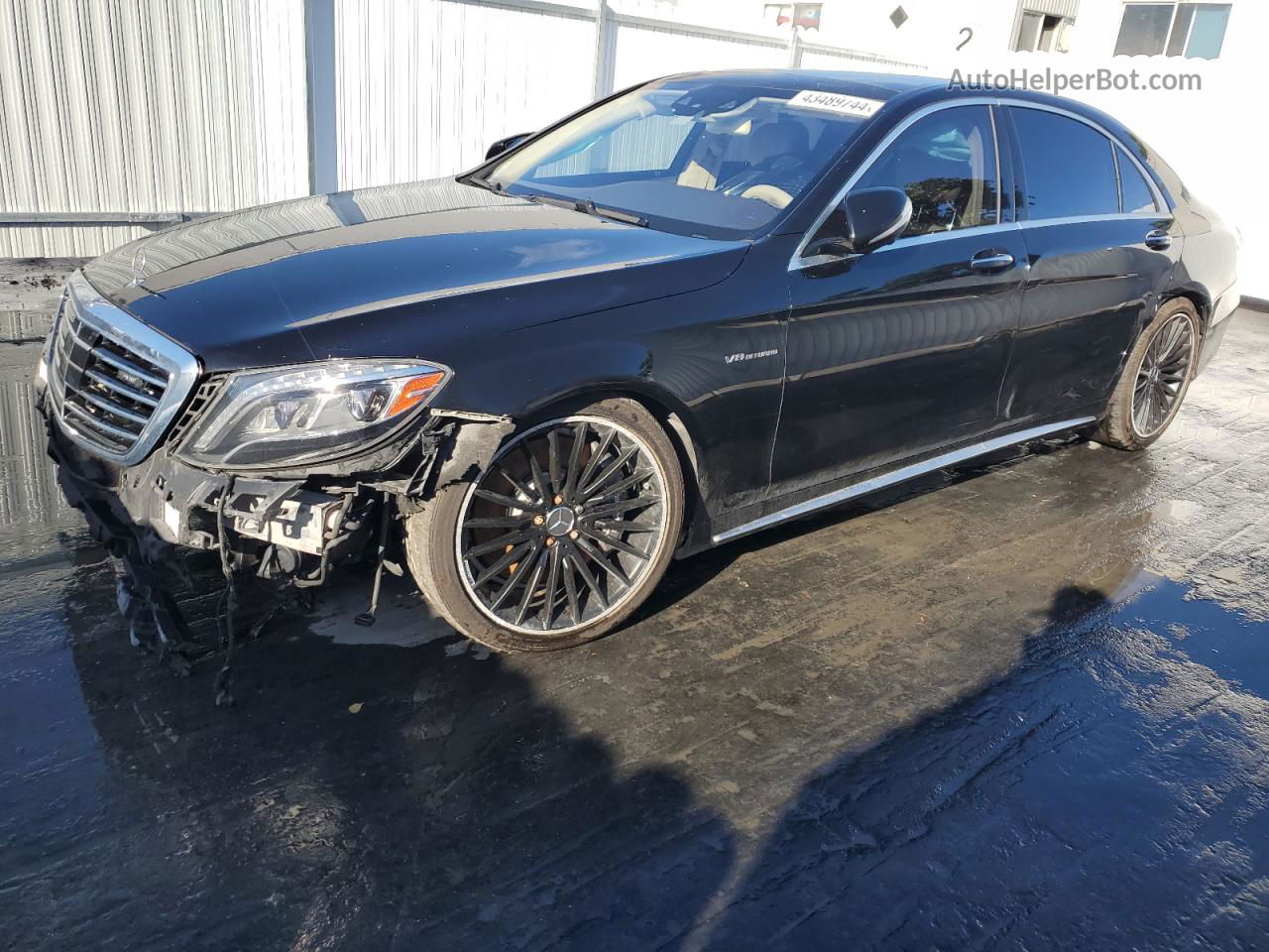 2015 Mercedes-benz S 63 Amg Black vin: WDDUG7JB9FA145925