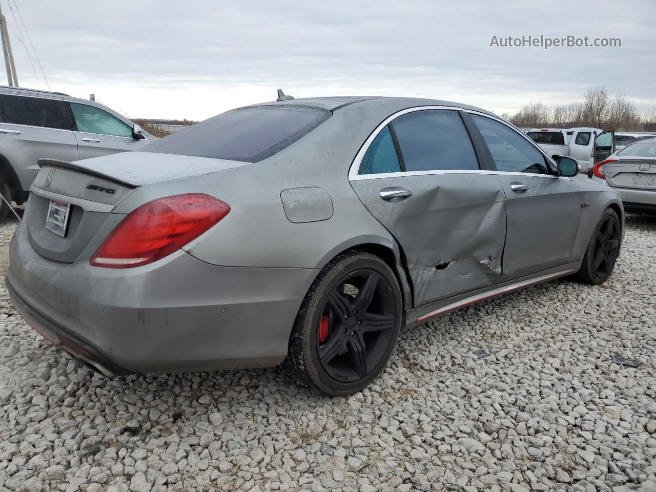 2015 Mercedes-benz S 63 Amg Серебряный vin: WDDUG7JBXFA072404