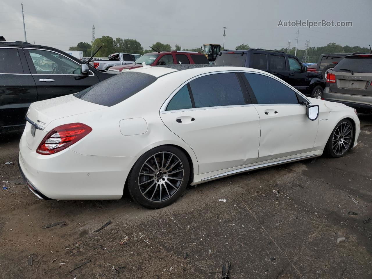 2015 Mercedes-benz S 65 Amg White vin: WDDUG7KB9FA145440