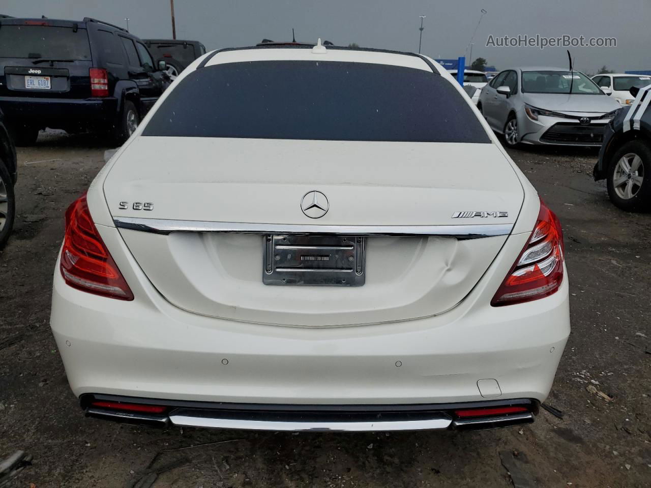 2015 Mercedes-benz S 65 Amg Белый vin: WDDUG7KB9FA145440