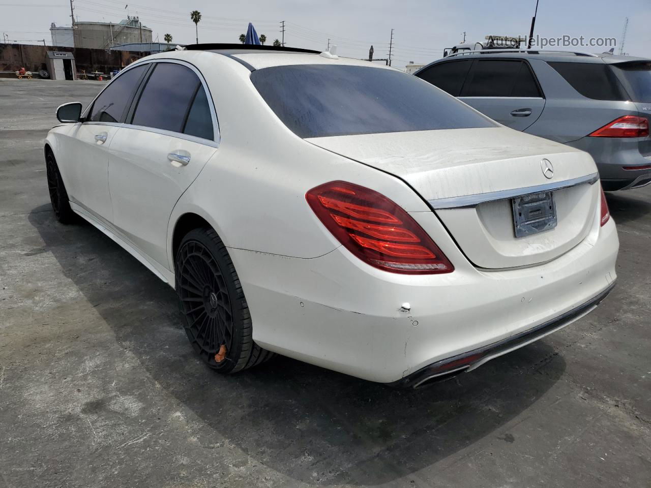 2015 Mercedes-benz S 550 Cream vin: WDDUG8CB0FA108006