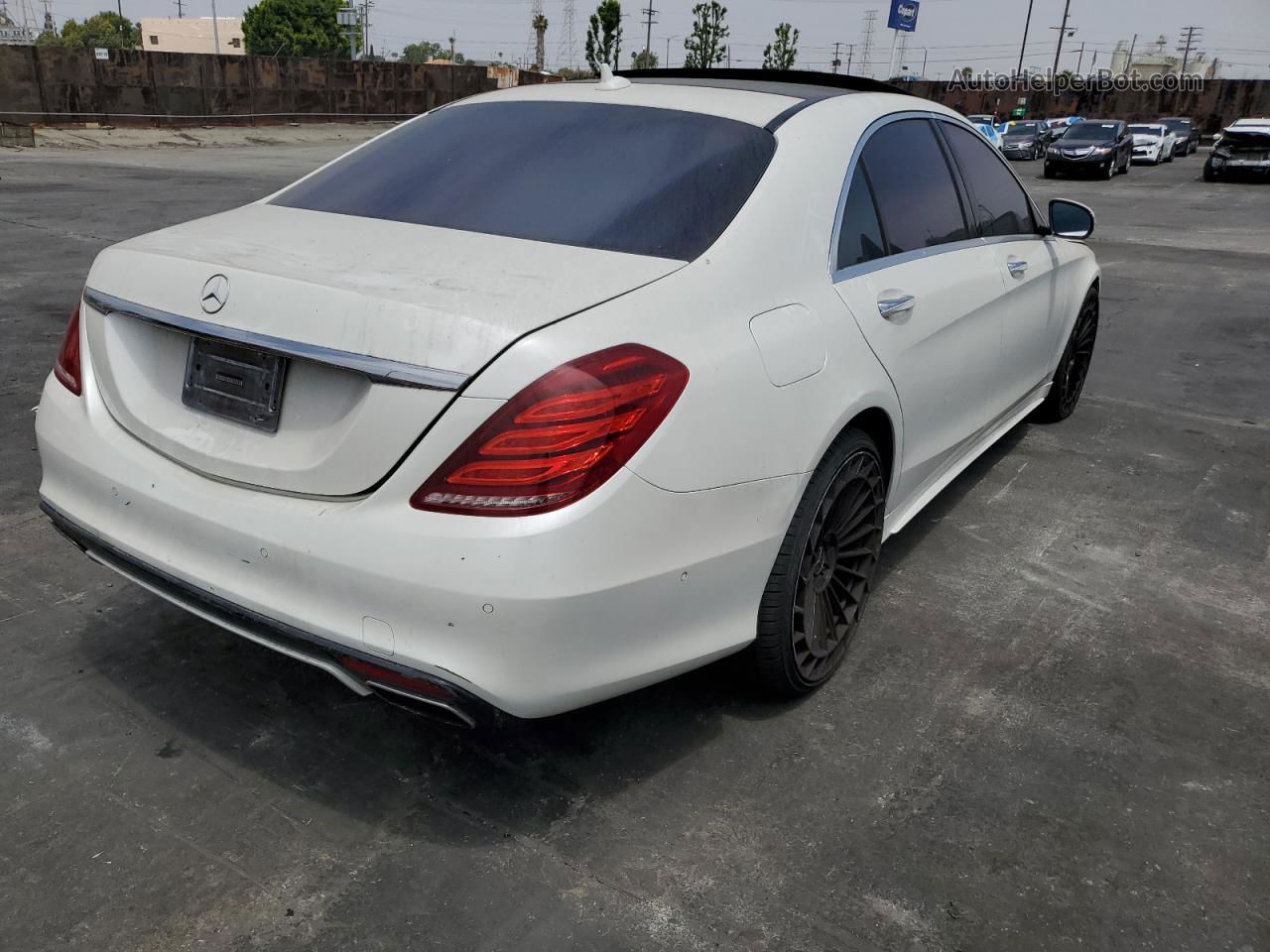 2015 Mercedes-benz S 550 Cream vin: WDDUG8CB0FA108006