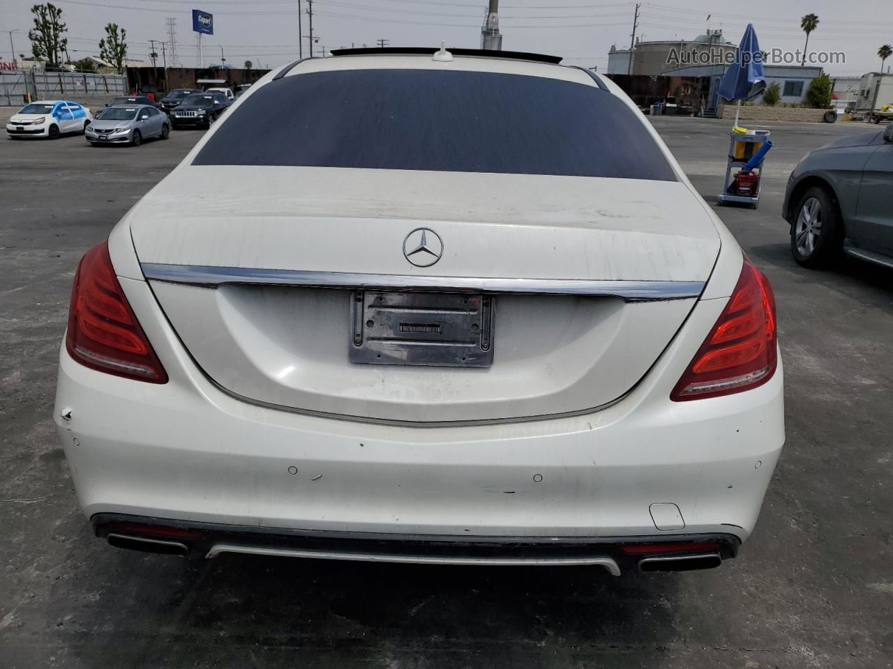 2015 Mercedes-benz S 550 Cream vin: WDDUG8CB0FA108006