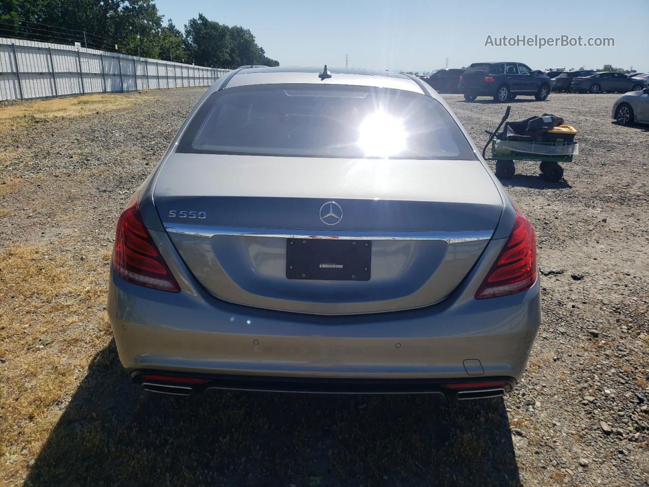 2015 Mercedes-benz S 550 Gray vin: WDDUG8CB0FA166889