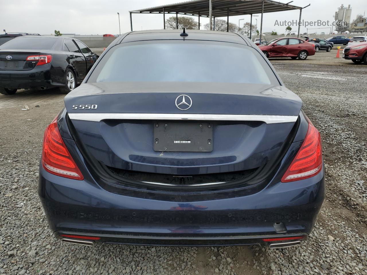 2015 Mercedes-benz S 550 Blue vin: WDDUG8CB0FA190724