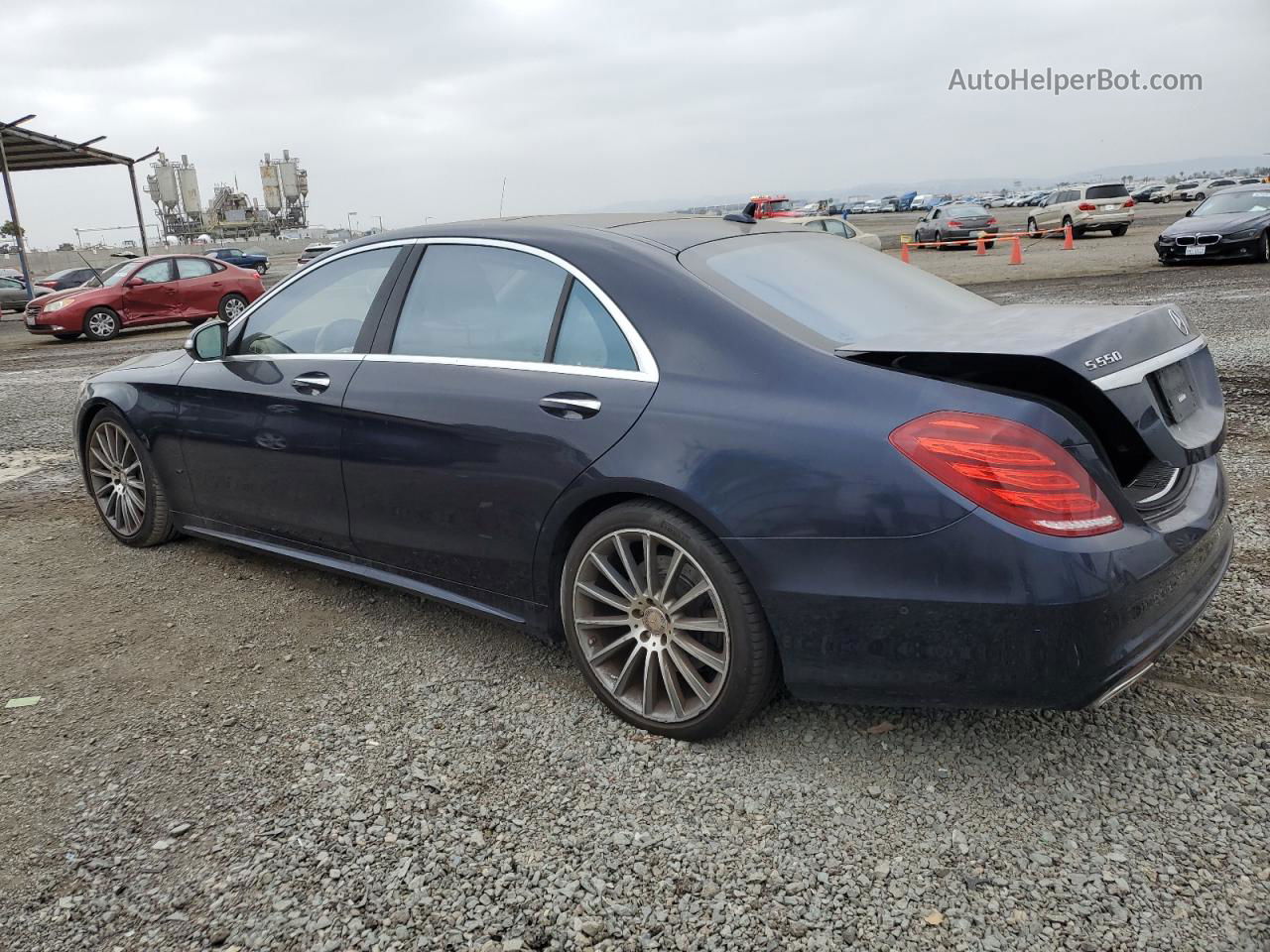 2015 Mercedes-benz S 550 Blue vin: WDDUG8CB0FA190724