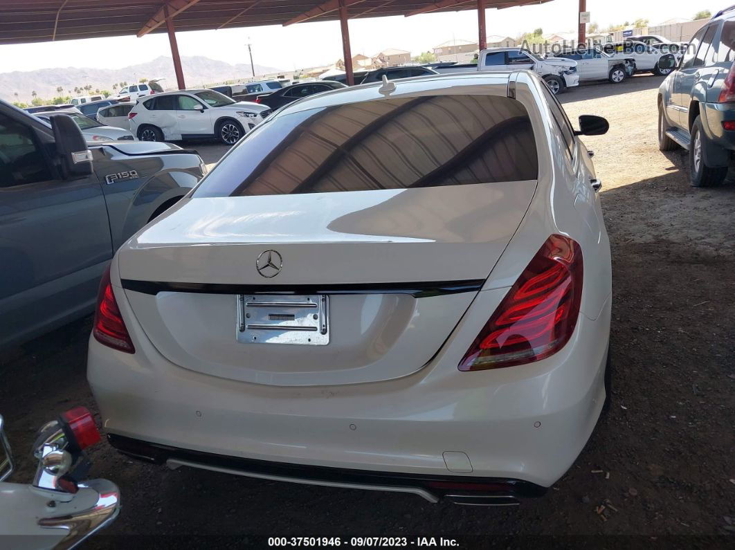 2015 Mercedes-benz S-class S 550 White vin: WDDUG8CB1FA076523