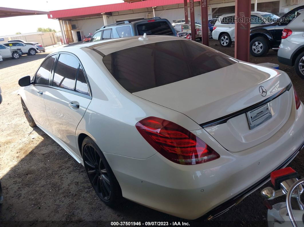 2015 Mercedes-benz S-class S 550 White vin: WDDUG8CB1FA076523