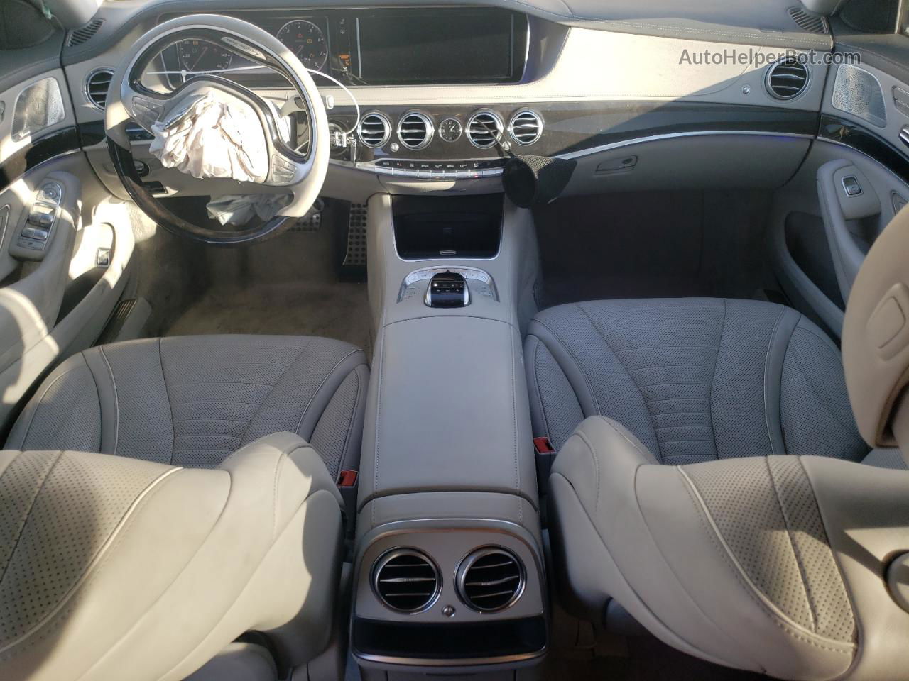 2015 Mercedes-benz S 550 White vin: WDDUG8CB1FA141905