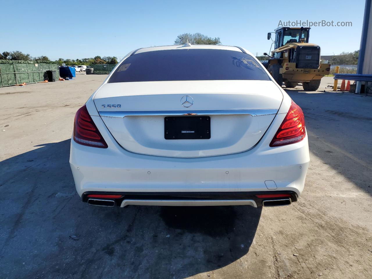 2015 Mercedes-benz S 550 White vin: WDDUG8CB1FA179537