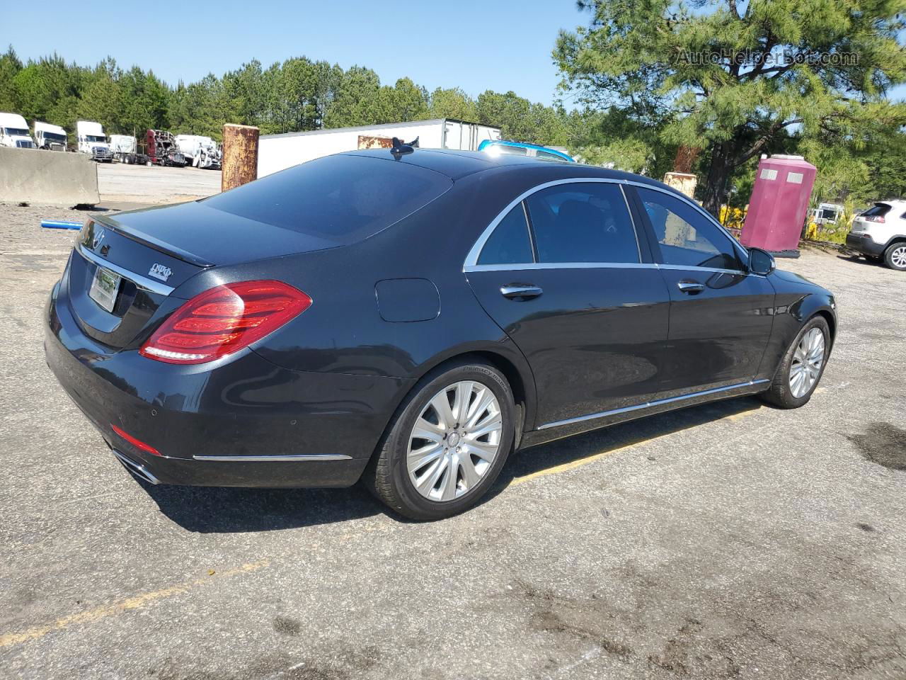 2015 Mercedes-benz S 550 Черный vin: WDDUG8CB2FA093167