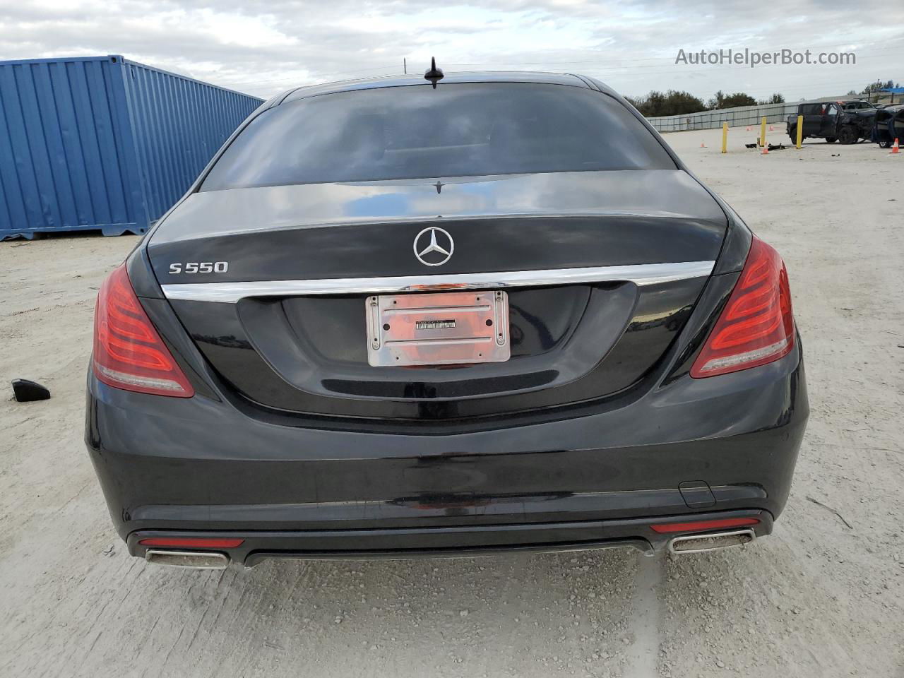 2015 Mercedes-benz S 550 Black vin: WDDUG8CB2FA113756