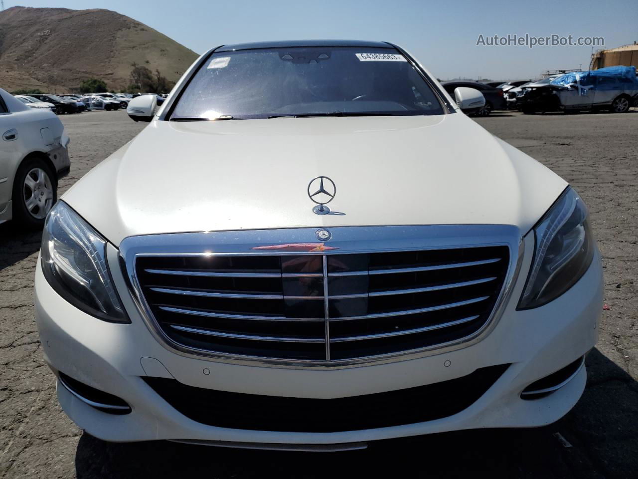 2015 Mercedes-benz S 550 White vin: WDDUG8CB2FA130458