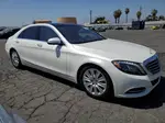 2015 Mercedes-benz S 550 White vin: WDDUG8CB2FA130458